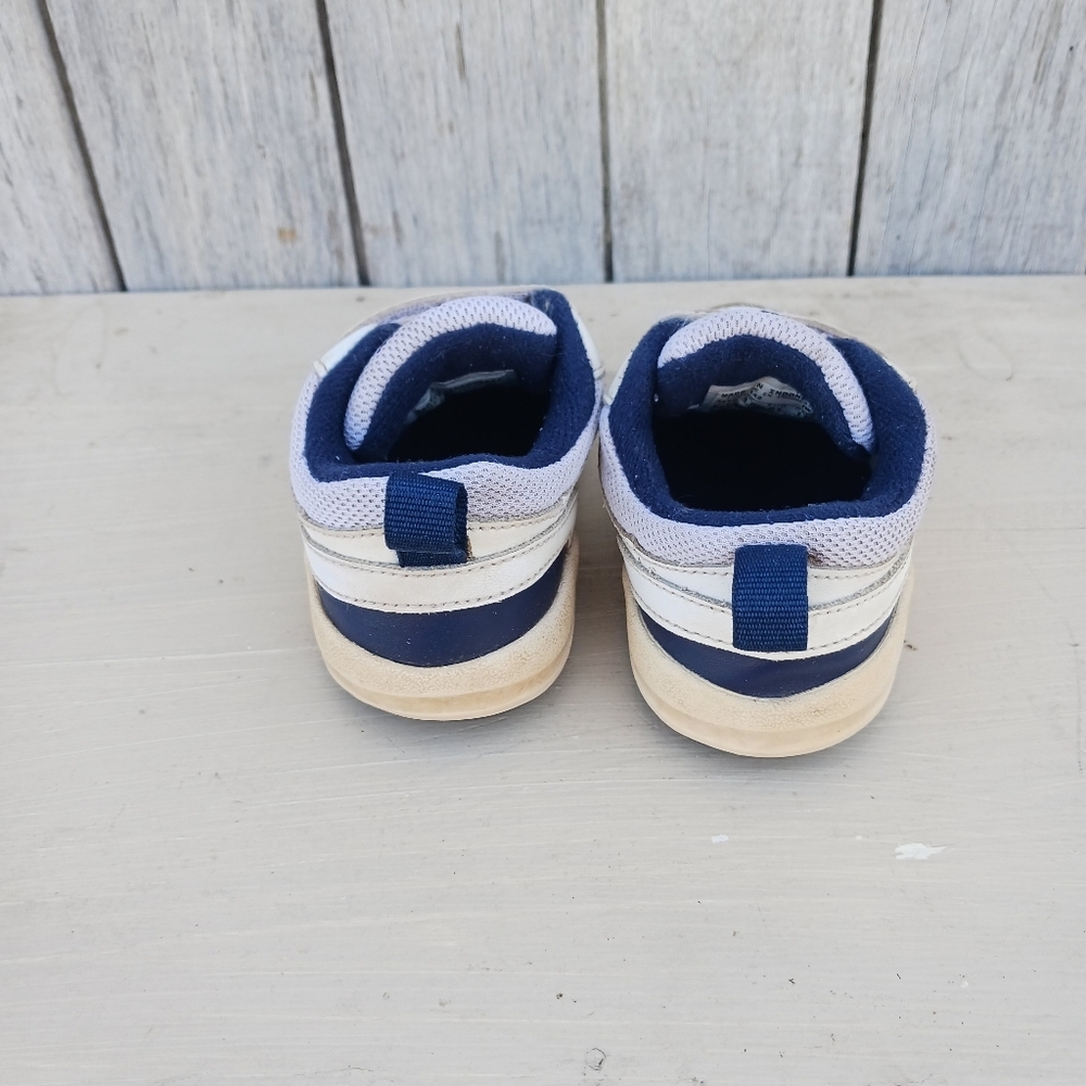Nike Little Pico III White Blue Sneakers Shoes Toddler Baby Size US‎ 5 CW - Picture 5 of 8